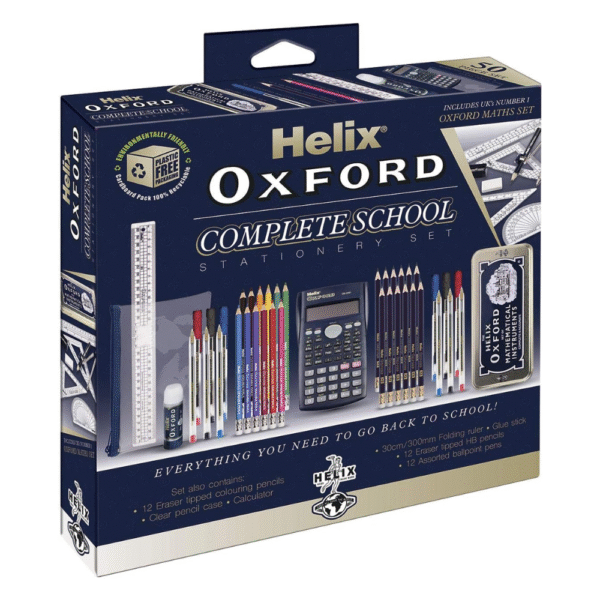 Helix Oxford Complete Back to School Stationery Set