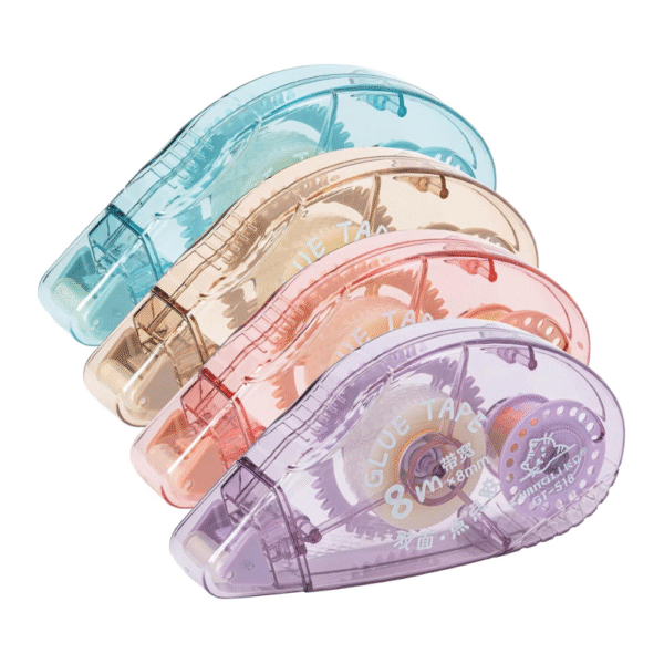 Glue Roller, 4 Pack Double Sided Tape Dispenser