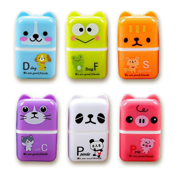 Jagowa Adorable Cartoon Roller Pencil Erasers