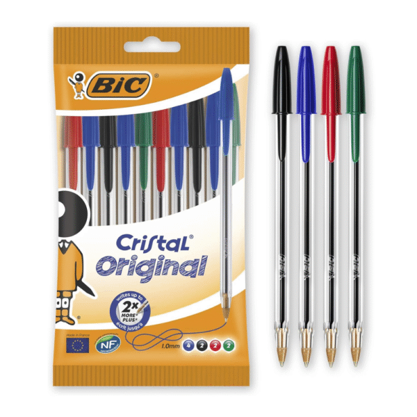 BIC Cristal Original Ballpoint Pens, Every-Day Biro Pens